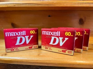 4 CASSETTES MAXELL mini DV 60 min. NEUF SCELLÉ. LOT DE 4** - Photo 1 sur 9