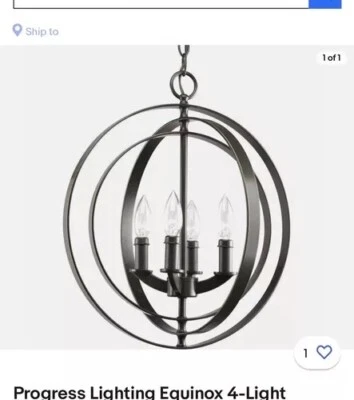 Progressive Lighting Equinox Collection Foyer Pendant - Image 1 of 4