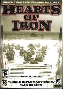 Hearts of Iron Pc New Boxed XP Global Strategic Warfare 1936 - 1948 Multiplayer - Picture 1 of 7