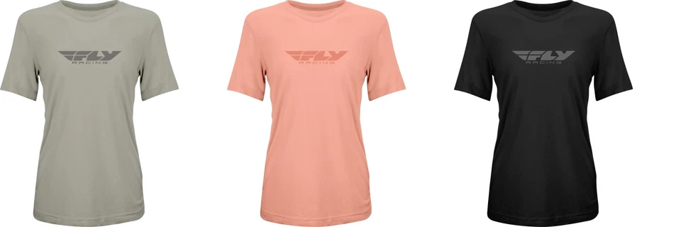Fly Racing 女式 Origin 企业T恤 (2023) 女式所有尺寸 — 第 1/1 张图片