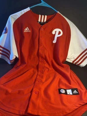 Camiseta Adidas Cliff Lee MLB Philadelphia Phillies Juvenil Grande  Foto 1 de 4