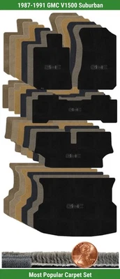 定制Ultimat垫套装适用于87-91 GMC V1500 Suburban带标志(5件)#QC8 — 第 1/4 张图片