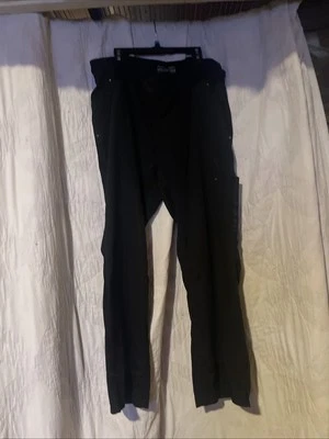 Pantalones de yoga elásticos con etiqueta púrpura talla XL negros por Healing Hands (A) Foto 1 de 4