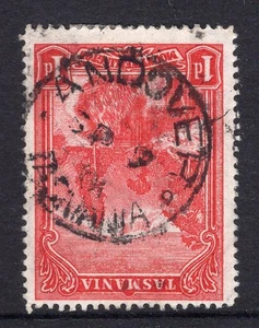 Tasmania nice ANDOVER 1901 pmk on 1d pictorial rated S-(4##) by Hardinge - Bild 1 von 1