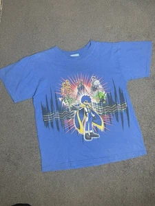 Vintage 90s Digimon Anime Cartoon T Shirt Tie Dye Youth Large 10-12 - Picture 1 of 11
