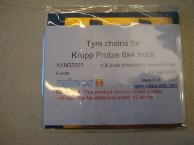 MINOR MODELS, catene neve Krupp Protze, foto incisioni - Immagine 1 di 2