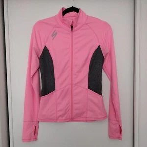 Women's Girls Skechers Size XS Athletic Zip Up Top Great Condition Pink & Black  - Picture 1 of 15