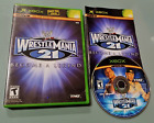WWE WrestleMania 21 (Microsoft Xbox, 2005) Complete w/ Manual Tested /Working