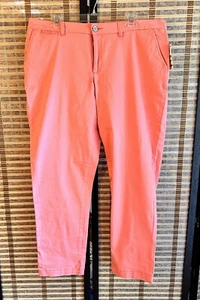 Style & Co Mid Rise Women's Pants ~ Size 16 ~ Pink Tapered Leg Mid Rise Zip NWT - Picture 1 of 7