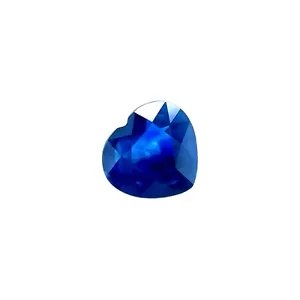 GIA CERTIFIED 1.06ct Sapphire Untreated Heart Cut NATURAL Vivid Blue Gem 6x6.4mm - Picture 1 of 6