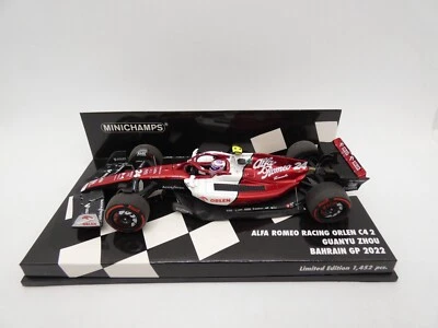 Alfa Romeo Racing Orlen C42 Guanyu Zhou #24 Bahrain GP 2022 Minichamps 1/43 F1 - Immagine 1 di 3