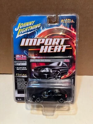 1/64 JOHNNY LIGHTNING IMPORT HEAT 2000 HONDA CIVIC CUSTOM BLACK MIJO EXCLUSIVES - Image 1 of 2