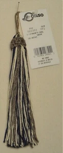 Tassel -5.5" Bell Tassel Chainette - Set of 2 - 8 colors to choose from! - Picture 1 of 9