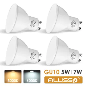 4× 10× LED Leuchtmittel GU10 Lampen 5W/7W warmweiß kaltweiß Spot Strahler 230V - Bild 1 von 19
