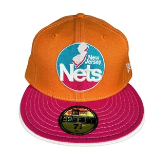 59Fifty New Era New Jersey Nets Madera Dura Clásicos NBA Baloncesto Sombrero Talla 7 3/4 - Imagen 1 de 17