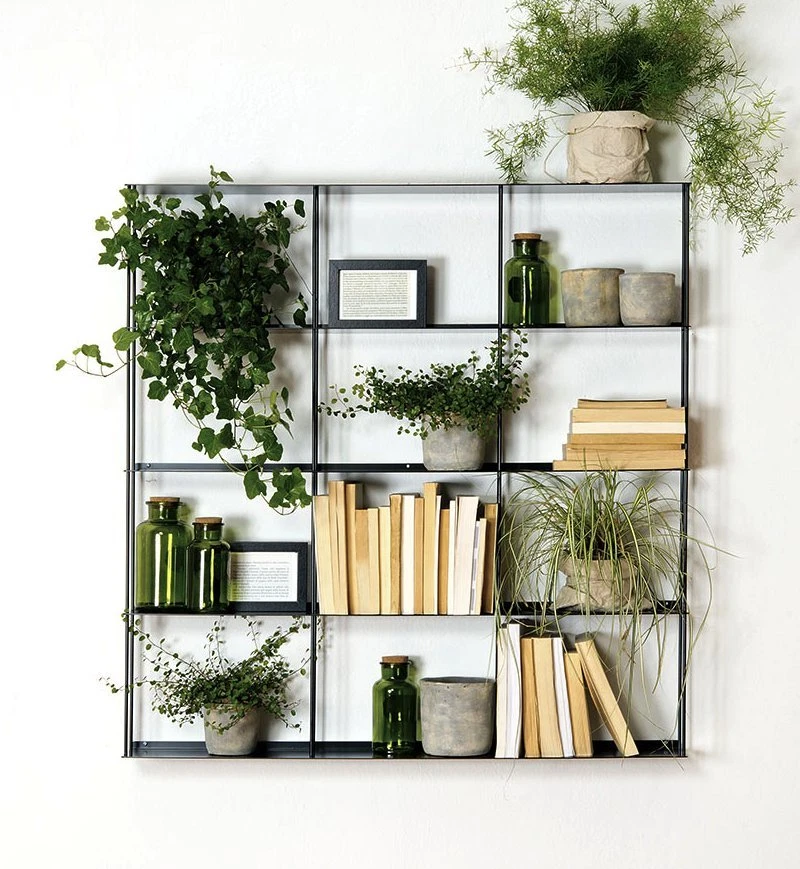 Kriptonite Krossing estantería Plaza 100x100CM Aluminio, Blanco O Negro - Imagen 1 de 3