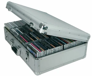 Citronic CDA:120 Aluminium CD Flight Case (Holds 120 CDs) - Foto 1 di 5