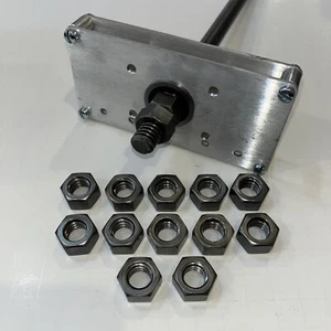 12-Qty Acme 1/2-10 Hex Nut Steel Small Format Jam for CNC Router Mill Lead Screw - Picture 1 of 10