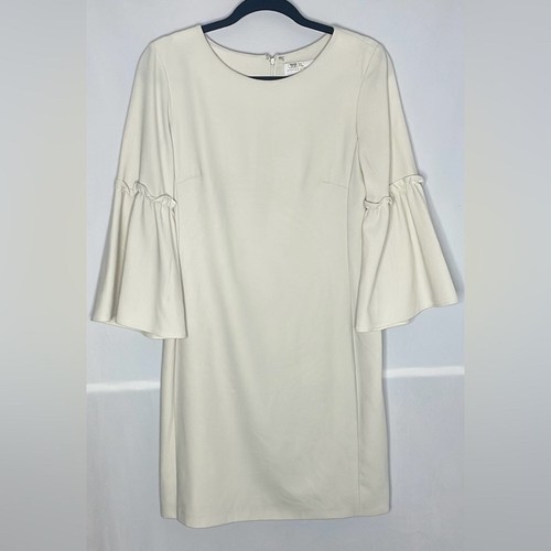 OFF WHITE Abito tubino Amanda Uprichard bianco sporco