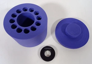 Corning CoolCell Cell Freezing Container 12 x 1 mL/2 mL Cryogenic Vials Purple - Picture 1 of 8