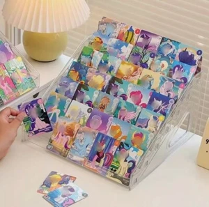 5 Layers Acrylic Collector Card Display Stand Rack Shelf Trading Cards Pokemon - Picture 1 of 2
