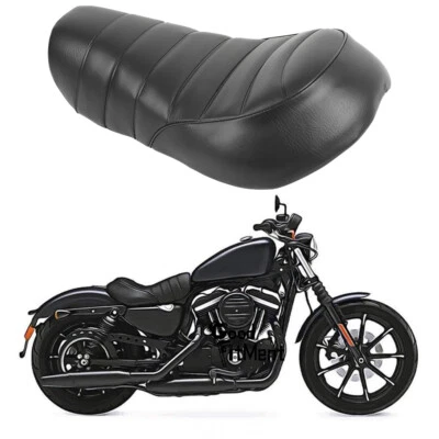 For Harley Davidson Sportster Iron 883 Motorcycle Front Rider Driver Solo Seat - Image 1 of 4