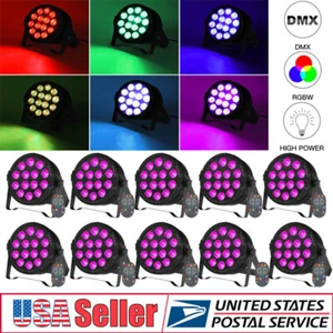 140W PAR Lattina Illuminazione Palco RGBW 9 LED DMX DJ Discoteca Lavaggio Festa Luci Spettacolo - Foto 1 di 17