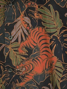Camisa TED BAKER Tigres Botón Frontal Para Hombre 3/S Multicolor Manga Larga Algodón - Imagen 1 de 11