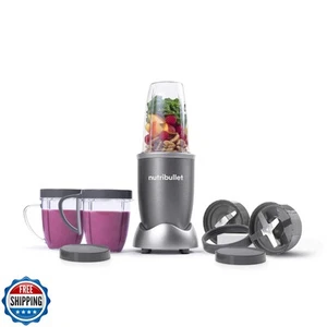 Nutribullet NBR-1201 12-teiliges Hochgeschwindigkeitsmixer/Mixersystem, grau (600 Watt - Bild 1 von 5