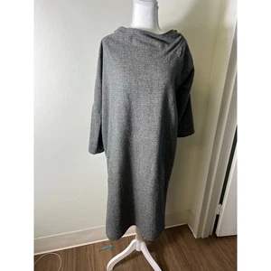 Humanoid Heather Gray Midi Half Sleeve Dress, tag removed- fits like a M - Picture 1 of 5