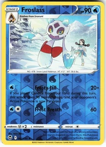 Froslass 043/195 Pokemon SWSH12: Silver Tempest Reverse Holo Rare LP - Picture 1 of 2