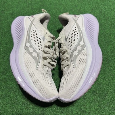 Sapato Feminino Saucony Ride 17 6.5 Moon Viola Daily Road Running Marathon Trainer - Imagem 1 de 4