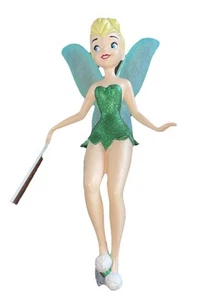Disney TINKERBELL porcelain TREE TOPPER Glitter Wings Christmas Collection Inbox - Picture 1 of 7