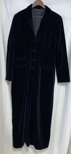 Monsoon Twilight Velvet Riding Coat Gothic Edwardian Victoriana UK 18 US 14 - Picture 1 of 10