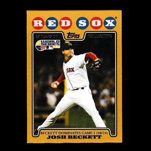 2006 Topps Update #UH217 Josh Beckett - Gold Parallel (#287/2006) - Red Sox - Bild 1 von 2