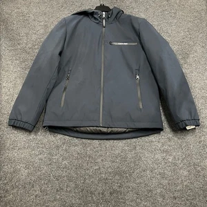 Calvin Klein Infinite Stretch WR Hooded Jacket Men's Size M Navy - Picture 1 of 11