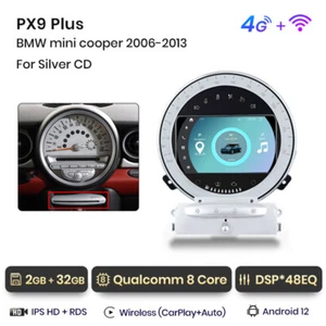 8-Kern GPS Android13 Autoradio Navi für BMW Mini Cooper R52 R56 R60 CarPlay DAB+ - Bild 1 von 10