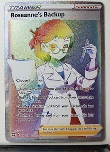Tarjeta de Pokémon HOLO Roseanne's Backup 180/172 Casi Nuevo/M Secret Rainbow Estrellas Brillantes - Imagen 1 de 3