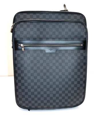 LOUIS VUITTON Pegase Legere 55 Business Graphite Carryon w/ Garment Bag  + Cover - Image 1 of 4