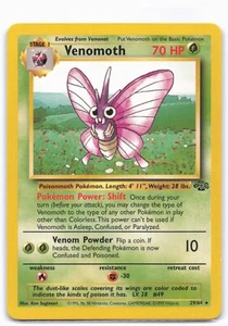Venomoth 29/64 1999 Non Holo Pokémon Card Jungle - Bild 1 von 2