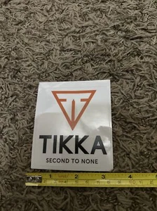 Tikka Second To None Vinyl Sticker Decal Tactical Rifle Shot Show OEM Original  - Picture 1 of 1