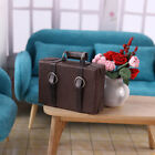1:12 Scale Miniature Doll Leather Luggage Vintage Suitcase Accessories Gift