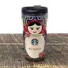 Starbucks Rare Russia Nesting Doll Plastic Coffee Tea Tumbler Russian Matryoshka