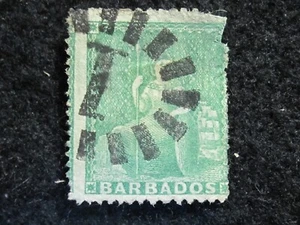 BARBADOS - SCOTT# 13 - USED - CAT VAL $21.00 - Picture 1 of 2
