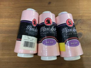 MAXI-LOCK Serger Thread Cones Various Colors 3000 Yards Each Cone - Picture 1 of 27
