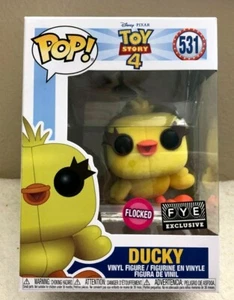 Funko Pop! Disney Pixar TOY STORY 4 DUCKY (Flocked) FYE Exclusive In Hand NEU - Bild 1 von 6