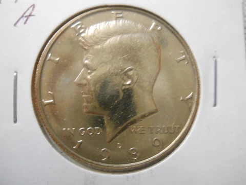 1989-D BU KENNEDY HALF DOLLAR,  ***** Cover