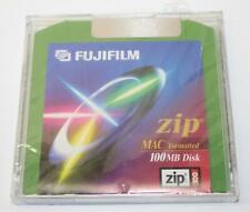 Fujifilm Zip ディスク 100 MB ストレージ ディスケット MAC フォーマット済み