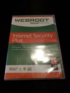 WEBROOT SecureAnywhere Internet Security PLUS NEW