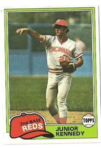 JUNIOR KENNEDY CINCINNATI REDS #447 - TOPPS NM-MT 1981 - Picture 1 of 2